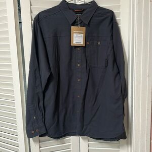 Grundens’s sms Steelhead flannel shirt size L NWT